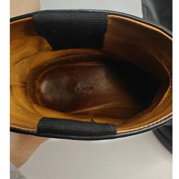 Black leather Rag & Bone Ankle Booties sz 37 - Picture 8 of 8